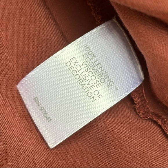 J.Jill Smocked‎ Clove A-line Viscose Satin Pleated Fall Blouse EUC - Medium - Picture 7 of 9